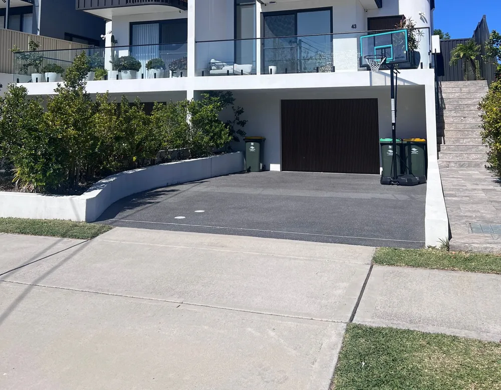 Modern suburban home exterior that benefits from termite protection